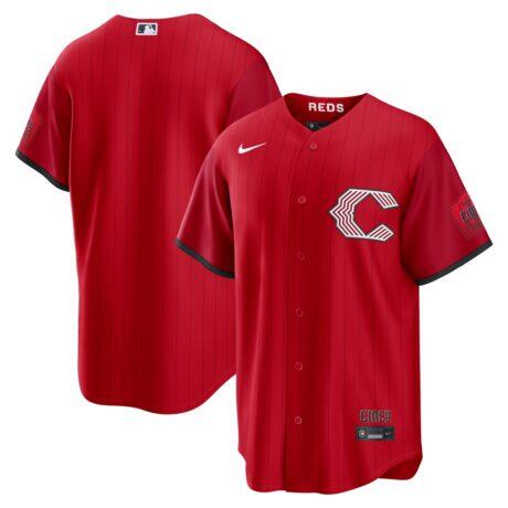 Cincinnati Reds Nike 2026 City Connect Stadium Jersey - Red - Front View