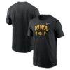 Iowa Hawkeyes Nike Primetime Football Icon T-Shirt - Black - Front View