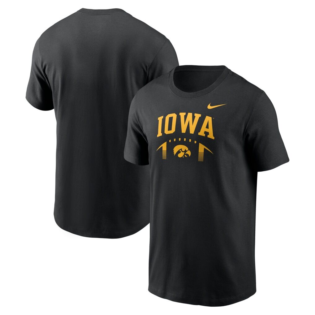 Iowa Hawkeyes Nike Primetime Football Icon T-Shirt