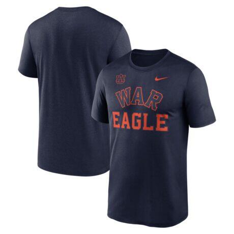 Auburn Tigers Nike Primetime Arch Mantra Legend Dri-FIT T-Shirt - Navy - Front View