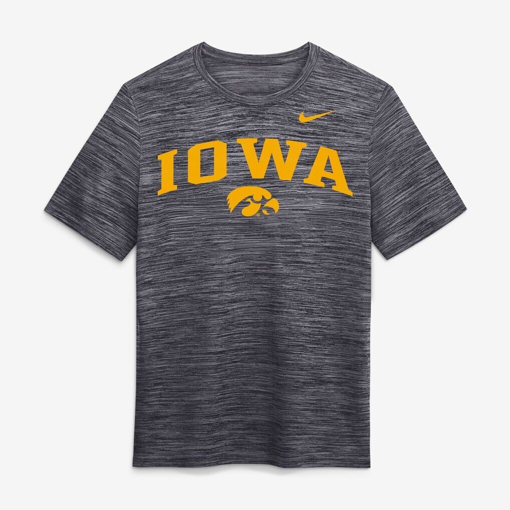Iowa Hawkeyes Nike Primetime Arch Logo Velocity Dri-FIT T-Shirt