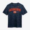Auburn Tigers Nike Primetime Arch Logo Velocity Dri-FIT T-Shirt - Navy - Front View