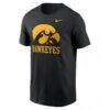 Iowa Hawkeyes Nike Primetime Logo Mantra T-Shirt - Black - Detail View