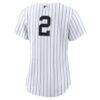 Derek Jeter New York Yankees Nike Women's Home Retired Replica Jersey - White - Alt2