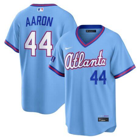 Hank Aaron Atlanta Braves Nike 2026 City Connect Stadium Jersey - - Front View