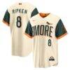 Cal Ripken Jr. Baltimore Orioles Nike 2026 City Connect Stadium Jersey - Cream - Front View