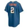 Brice Turang Milwaukee Brewers Nike 2026 City Connect Stadium Jersey - - Detail View