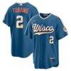 Brice Turang Milwaukee Brewers Nike 2026 City Connect Stadium Jersey - - Front View