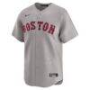Jarren Duran Boston Red Sox Nike Road Limited Jersey - Gray - Side View