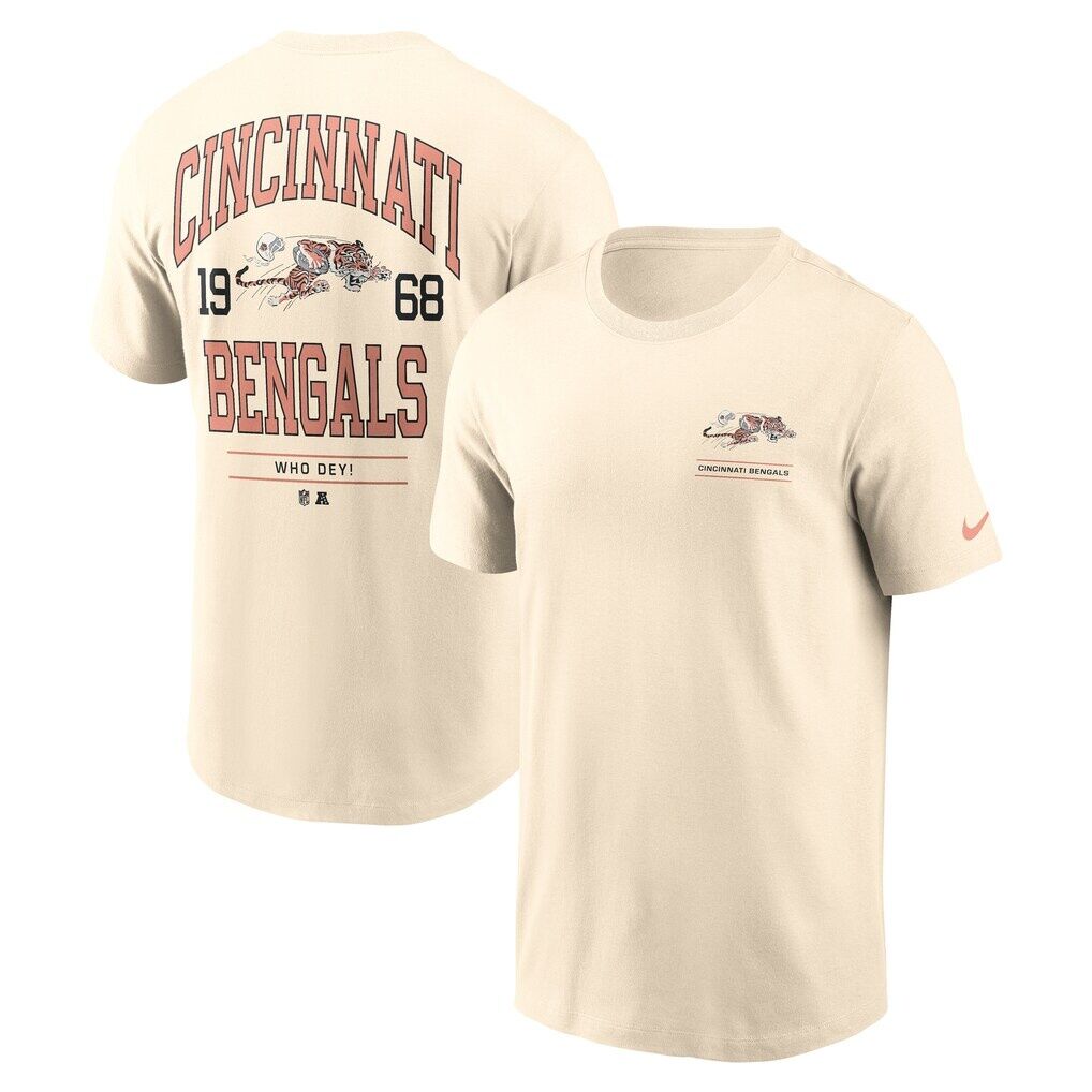 Cincinnati Bengals Nike Freestyle Essential T-Shirt – Natural