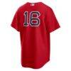 Jarren Duran Boston Red Sox Nike Alternate Replica Jersey - Red - Detail View