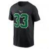 Cooper DeJean Philadelphia Eagles Nike Carbon Name & Number T-Shirt - Black - Alt1