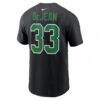 Cooper DeJean Philadelphia Eagles Nike Carbon Name & Number T-Shirt - Black - Alt2