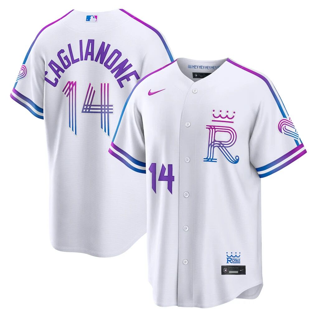 Jac Caglianone Kansas City Royals Nike 2026 City Connect Stadium Jersey