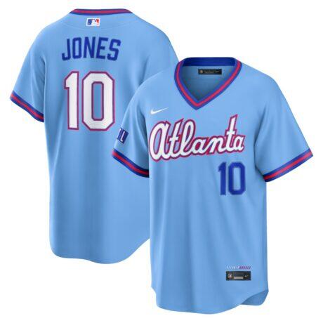 Chipper Jones Atlanta Braves Nike 2026 City Connect Stadium Jersey - - Front View