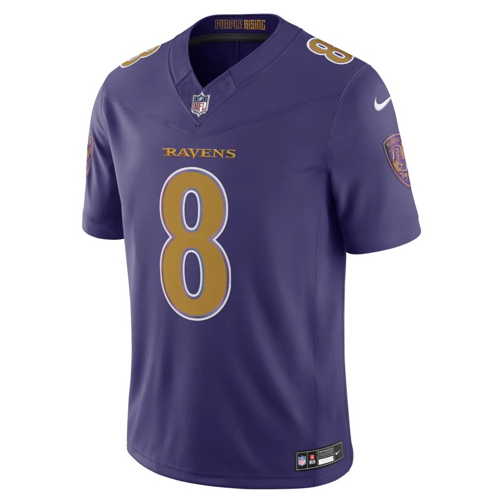Lamar Jackson Baltimore Ravens Nike Alternate Vapor F.U.S.E. Stitched Limited Jersey