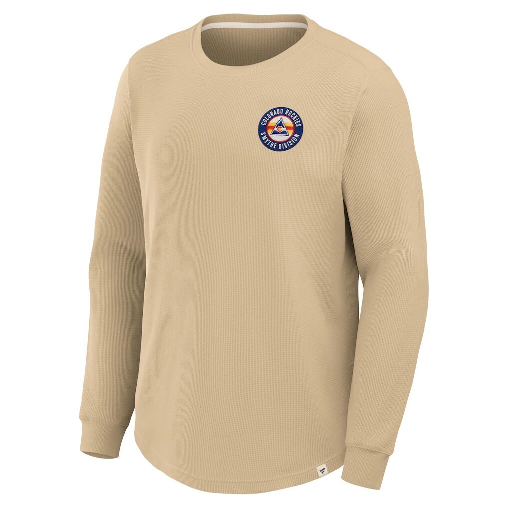 Colorado Rockies Fashion7 Heritage Long Sleeve T-Shirt - Tan