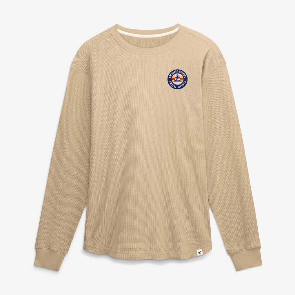 Colorado Rockies Fashion7 Heritage Long Sleeve T-Shirt - Tan