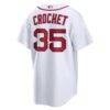 Garrett Crochet Boston Red Sox Nike Home Replica Jersey - White - Detail View