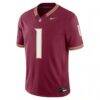 #1 Florida State Seminoles Nike Home Vapor F.U.S.E. Stitched Limited Jersey - - Side View
