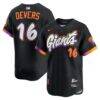Rafael Devers San Francisco Giants Nike 2025 City Connect Limited Player Jersey - Black - Front View