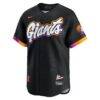 Rafael Devers San Francisco Giants Nike 2025 City Connect Limited Player Jersey - Black - Side View