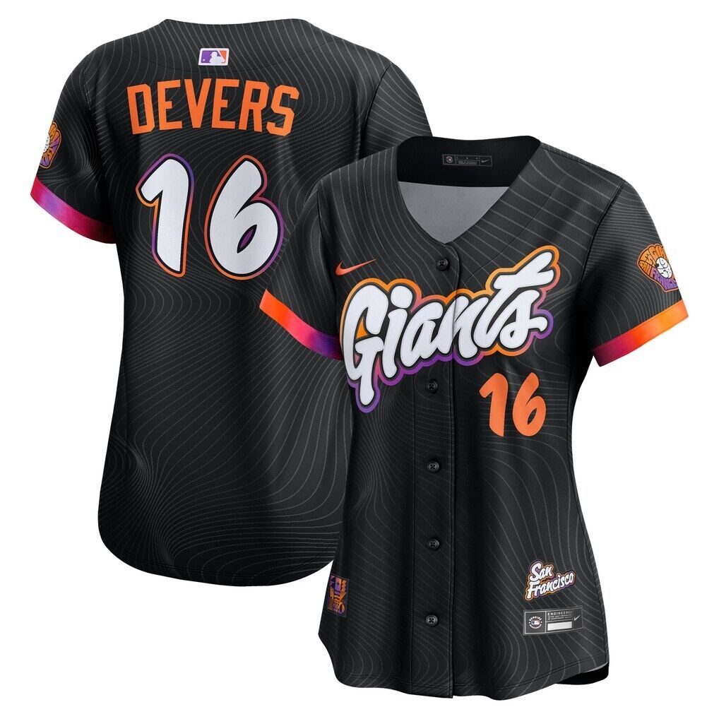 Rafael Devers San Francisco Giants Nike Women’s 2025 City Connect Limited Player Jersey