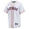 Carlos Correa Houston Astros Nike Home Replica Jersey - White - Side View