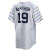 Ryan McMahon New York Yankees Nike Home Replica Jersey - White - Detail View