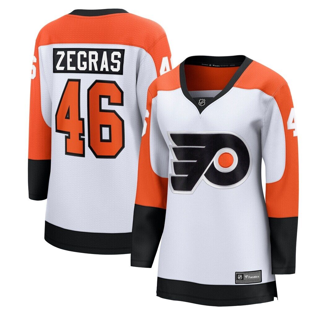 Trevor Zegras Philadelphia Flyers Fashion7 Women's Breakaway Jersey
