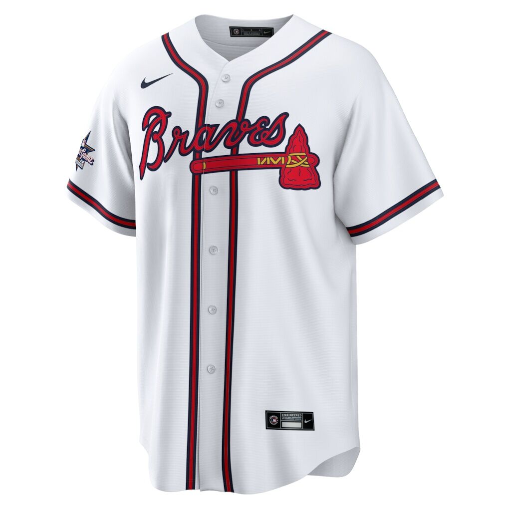 Deion Sanders Atlanta Braves Nike Home Retired Player Replica Jersey