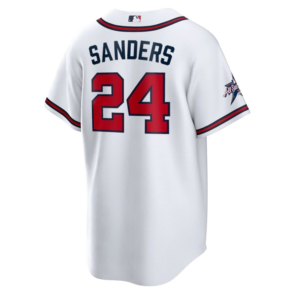 Deion Sanders Atlanta Braves Nike Home Retired Player Replica Jersey