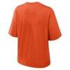 Clemson Tigers Nike Women's Arch Logo Boxy T-Shirt - Orange - Side View