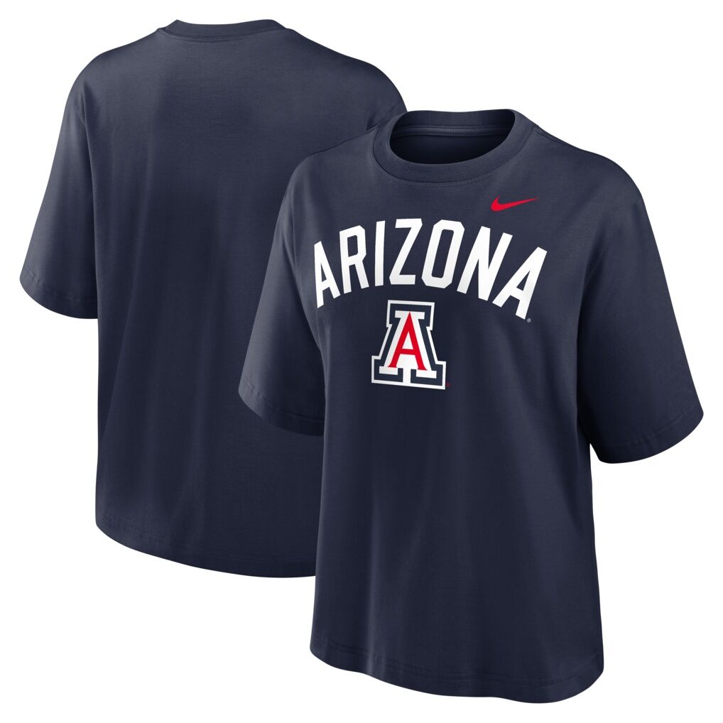 Arizona Wildcats Nike Women's Arch Logo Boxy T-Shirt