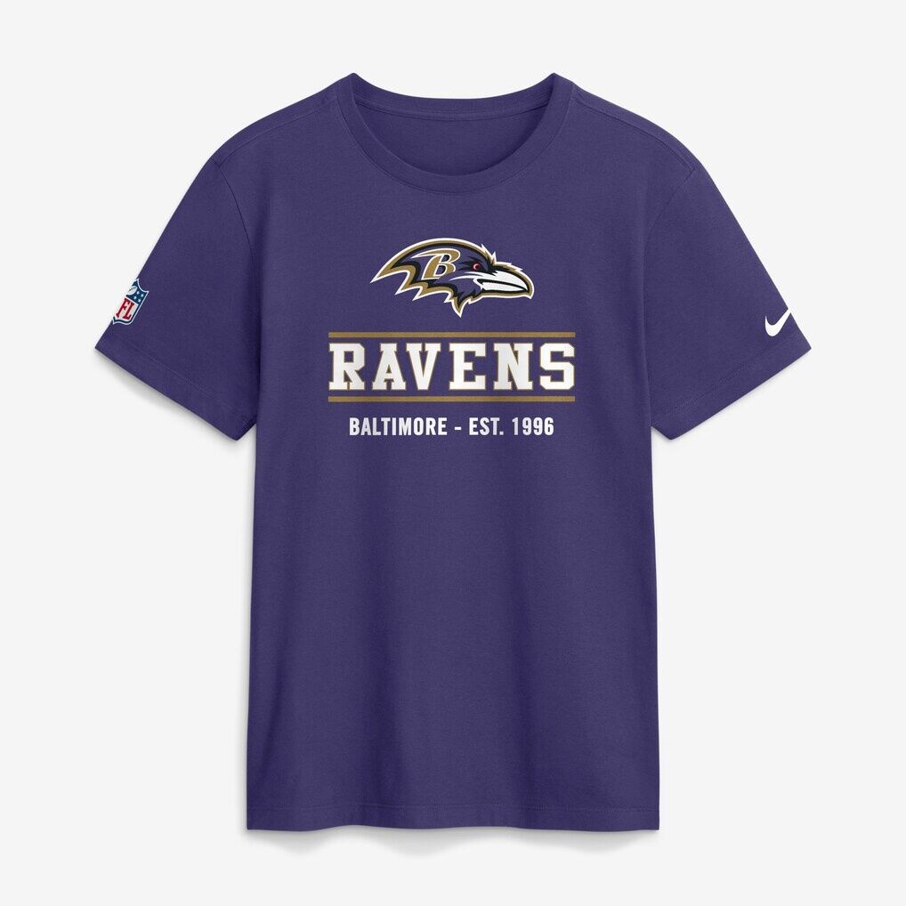 Baltimore Ravens Nike Sideline Alternate Final Sprint Dri-FIT T-Shirt