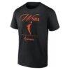 WNBA Gear Logo Athletic Unisex In Motion T-Shirt - Black - Side View