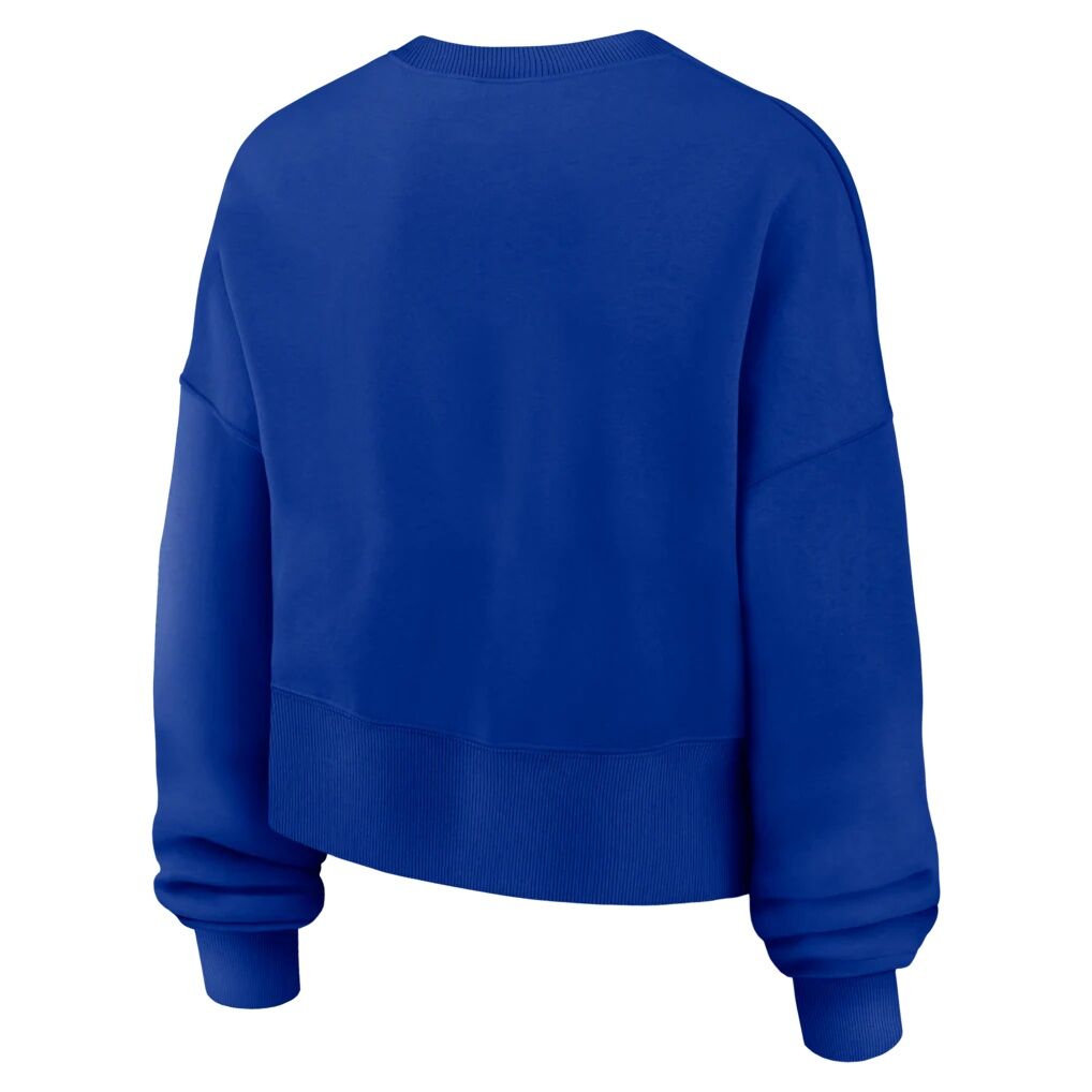Seattle Seahawks Nike Women's Oversized Phoenix Fleece Sweatshirt - Royal