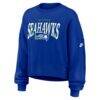 Seattle Seahawks Nike Women's Oversized Phoenix Fleece Sweatshirt - - Side View