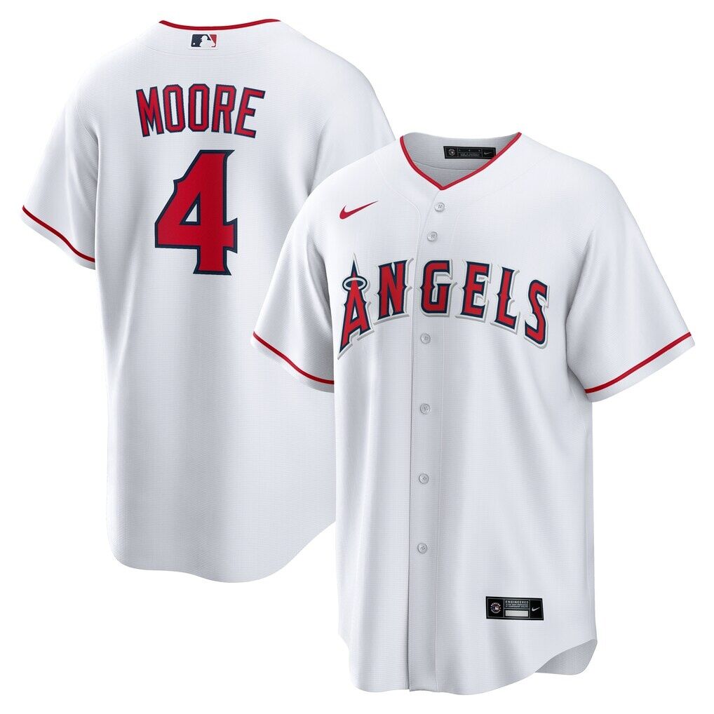 Christian Moore Los Angeles Angels Nike Home Replica Jersey