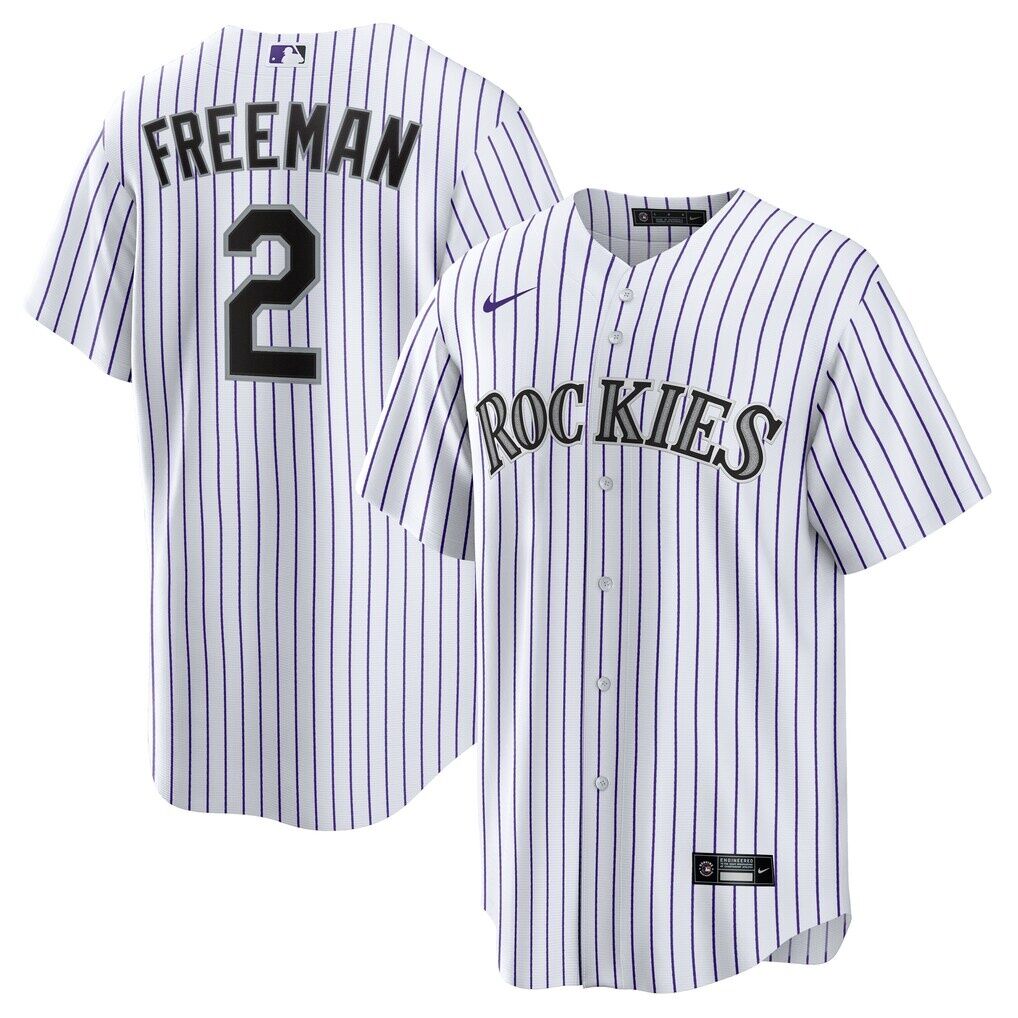 Tyler Freeman Colorado Rockies Nike Home Replica Jersey