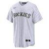 Tyler Freeman Colorado Rockies Nike Home Replica Jersey - White - Side View