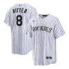 Ryan Ritter Colorado Rockies Nike Home Replica Jersey - White - Front View