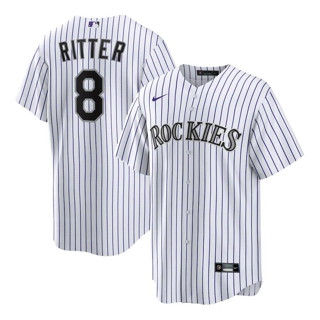 Ryan Ritter Colorado Rockies Nike Home Replica Jersey