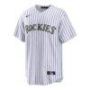 Ryan Ritter Colorado Rockies Nike Home Replica Jersey - White - Side View