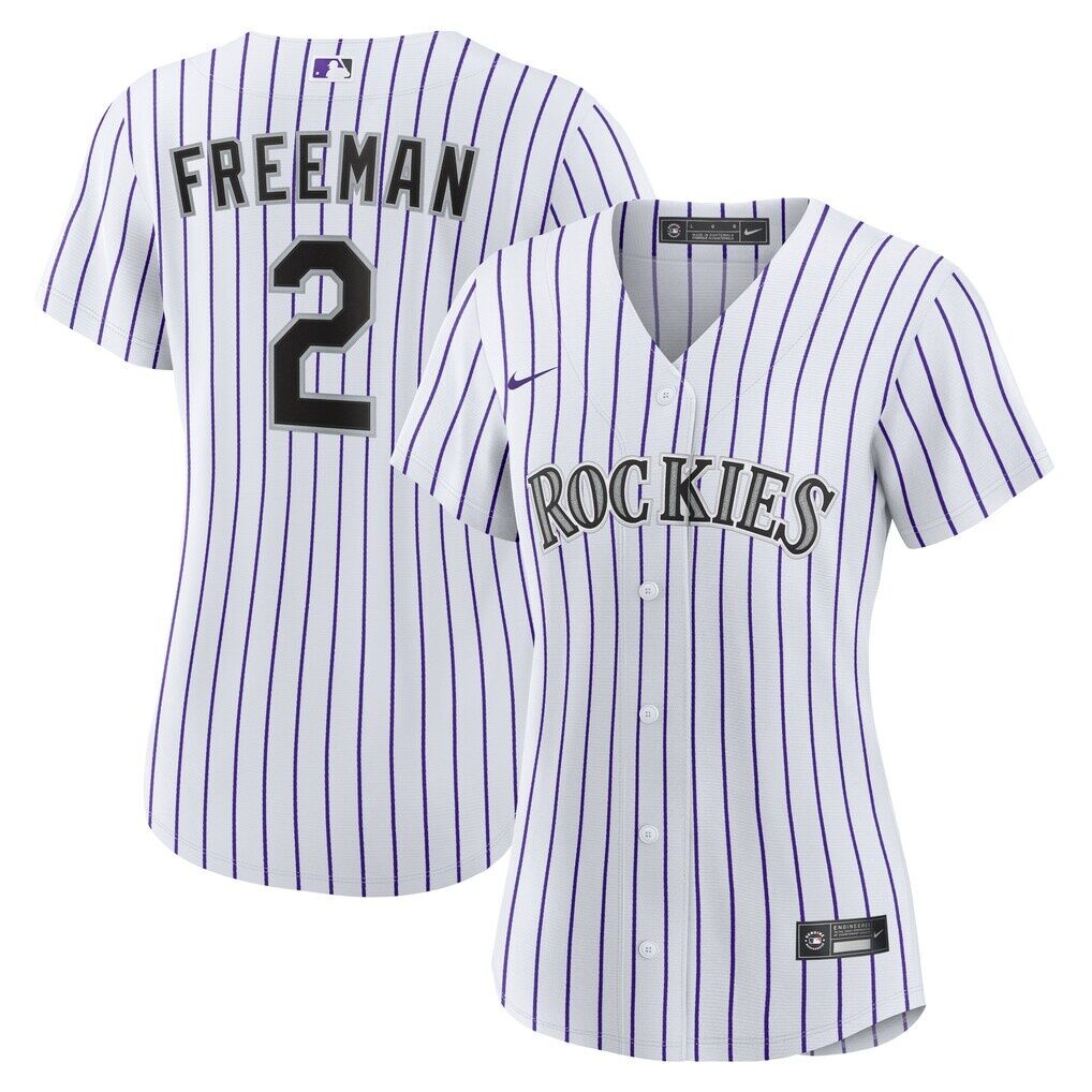 Tyler Freeman Colorado Rockies Nike Women's Home Replica Jersey