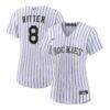 Ryan Ritter Colorado Rockies Nike Women's Home Replica Jersey - White - Front View