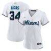 Liam Hicks Miami Marlins Nike Women's Home Replica Jersey - White - Front View