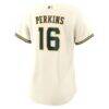 Blake Perkins Milwaukee Brewers Nike Women's Home Replica Jersey - Cream - Detail View