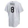 Kyle Teel Chicago White Sox Nike Home Replica Jersey - White - Detail View