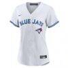 Addison Barger Toronto Blue Jays Nike Women's Home Replica Jersey - White - Side View